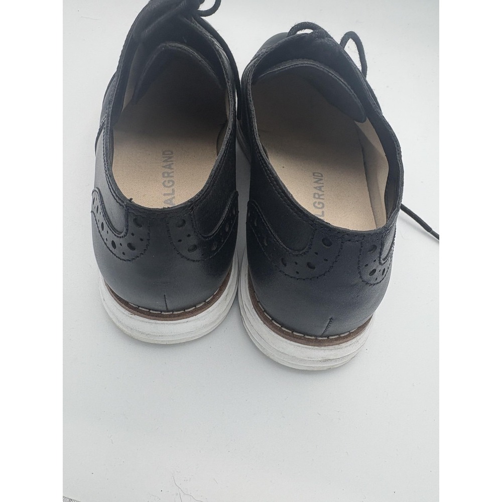 Cole Haan OriginalGrand Shoes Womens Size 6 Black Leather Oxford Wingtip Comfort - Picture 4 of 7